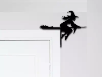 Witch Door Corner Decor 3D print model
