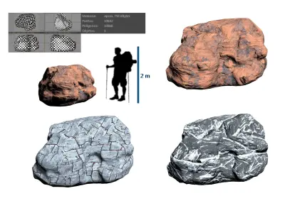 Climbing Rock Vol 2 3D model