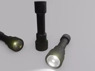 Torch flashlight  3D model