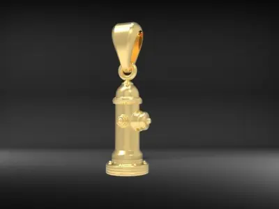 Fire Hydrant Pendant 3D print model