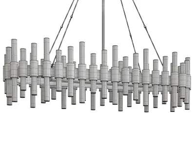 ARTERIORS HASKELL OVAL CHANDELIER Low-poly 3D model
