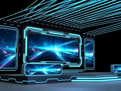 Event Stage 14 Design 3D model