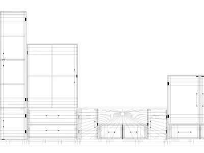 tv stand 62 Low-poly 3D model