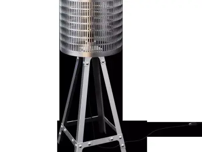 Lamp Aviator Mesh Dark Antique 3D model