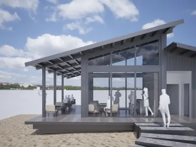 Halfway Golf House 3D model