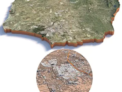 Tainan Taiwan 3D model