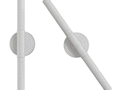 ROLL AND HILL AGNES WALL 3 Low-poly 3D model