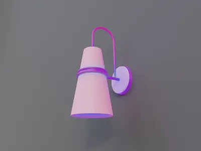 Awesome Wall Lamps Wall Lamp Pack Free low-poly 3D model