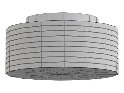 CAPRI flush mount ceiling light 3D model