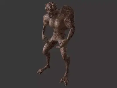 Toxic Mutant Low-poly 3D model