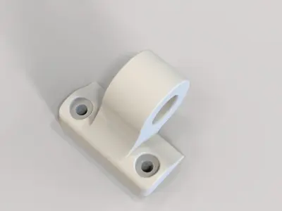 Plastic Hinge Medium 3D print model