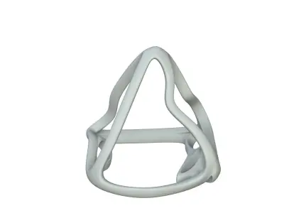 SciFi Cube Object No 61996 Low Poly Shape Low-poly 3D model