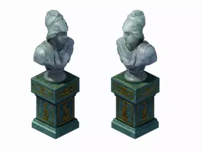 Warriors Area - Sculpture 03 3D model