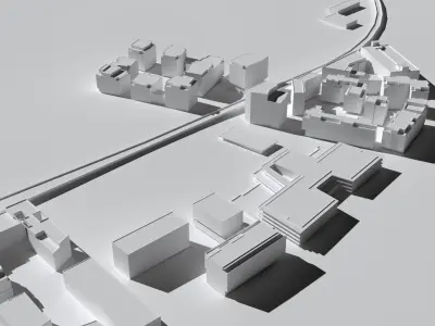 Aspern Seestadt Vienna Austria 3D print model