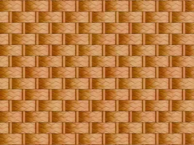 Light Oak Basket Weave Wood Panel PBR Seamless Texture