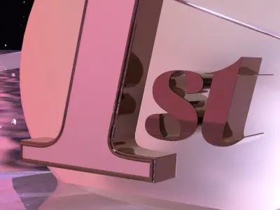 1st Winner Podium 3D model