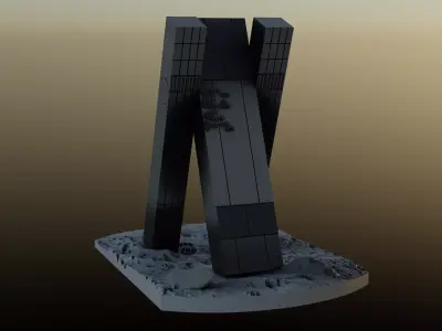 interstellar Tars  3d model 3D model