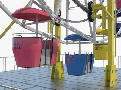  Small Ferris Wheel on Platform 