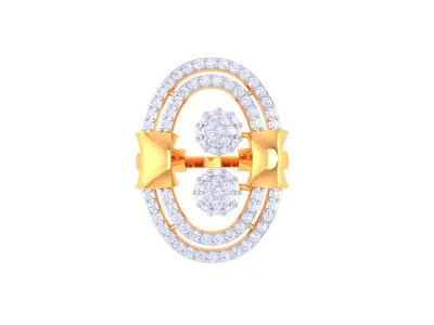 Women Ring MTL 3dm STL OBJ FBX Details 3D print model 2