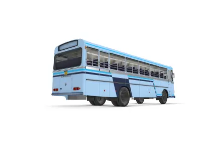 Lanka Ashok Leyland BS6 4 Low-poly 3D model