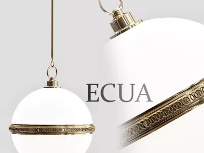 Sphere Light Fixture Ecua Sphere 3D model