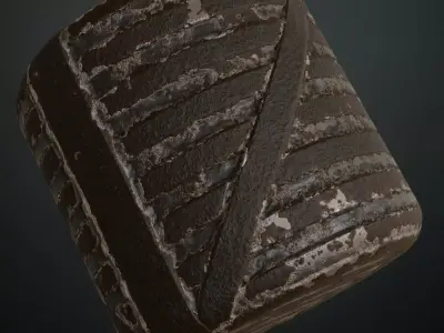 Full Rust Metal Corrugated PBR Seamless Texture