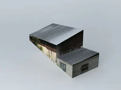 humno building with roof Free 3D model