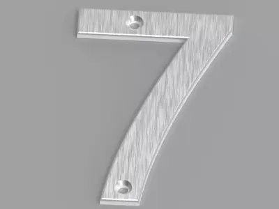 Number 7 3D print model