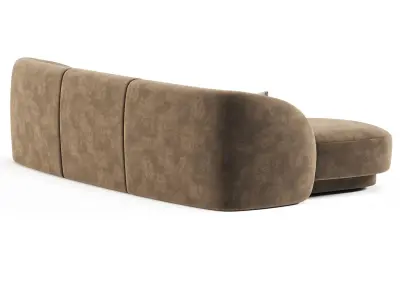 Micadoni Sofa Miley 4 seats 3D model
