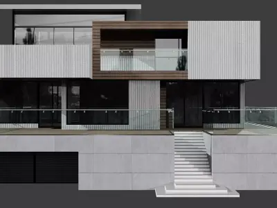 MODERN HOUSE NO21 A 3D model