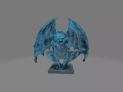 Gargoyle statue 3D print model