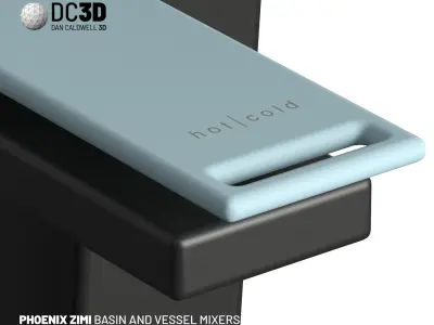 Phoenix Zimi Basin Vessel Mixer Taps 3D model