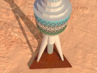 Tashkent Tv Tower 3D model