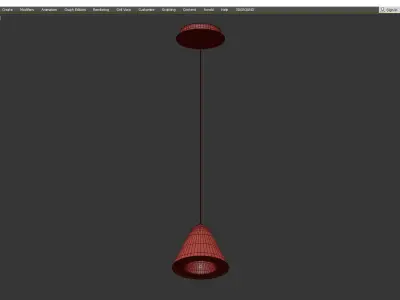 Kone LED Mini Pendant Light Low-poly 3D model