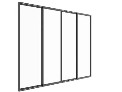 Metal Window 04 3D model