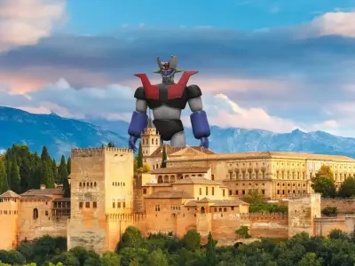 Mazinger Z robot Low-poly 3D model