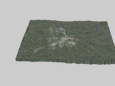 Lincoln City Low-poly 3D model