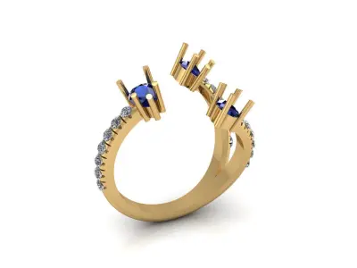 trendy ring 3D print model