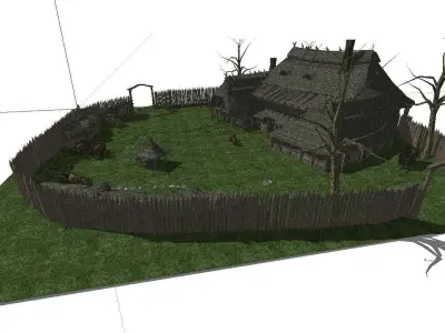 Creative Design-Holiday Cabin-032 3D model