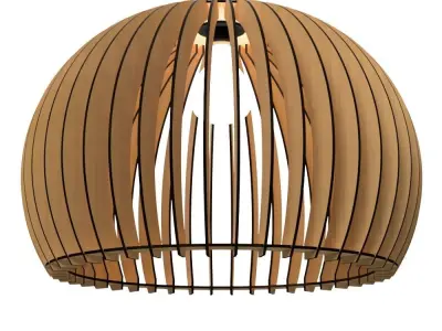 CEILING LIGHT LAMP 3D PRINT AND LASER CUT FILES MODEL 145 3D print model