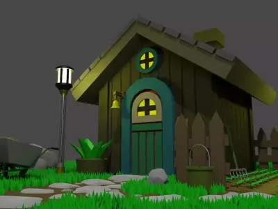 The Enchanted Retreat 3D model