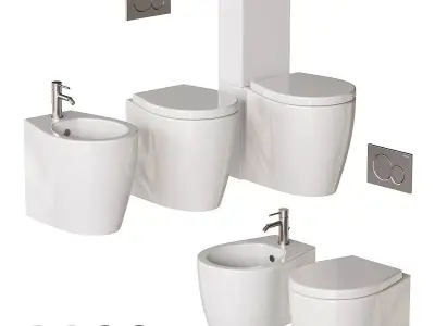 Galassia SmartB - XES WC Full Set 3D model