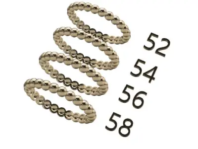 10 Collection of Simple Ring 03 3D print model