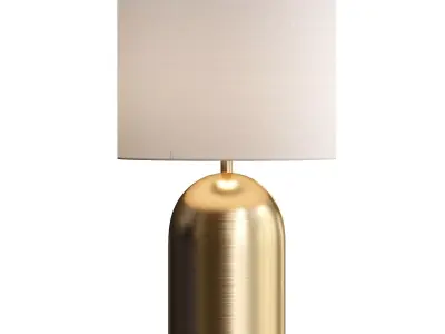  Dome Collection Accent Lamp Gold - Project 3D model