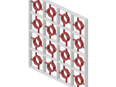 Baby Astonishing Window Grill Toy 3D model