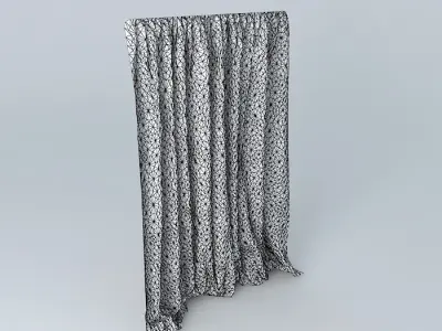 Cortina drag 3D model