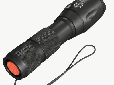 Flashlight 3D model by alexsoft