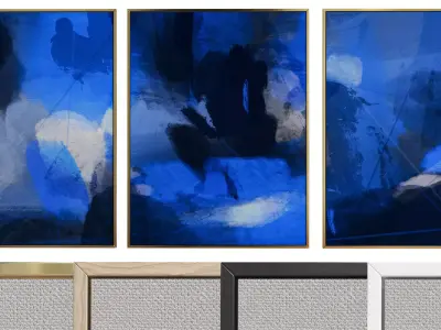 3 Abstract Frames Set 004 3D model