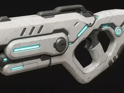 Hellvector Low-poly 3D model