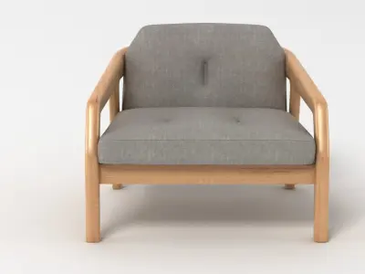 Zeitraum Friday Chair 3D model